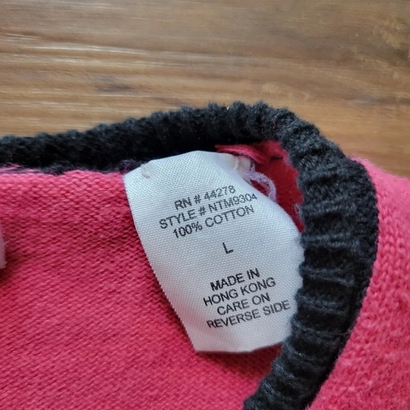 VTG MARISA CHRISTINA Colorful Dtipped Button Down Cardigan Size Large - Picture 6 of 8